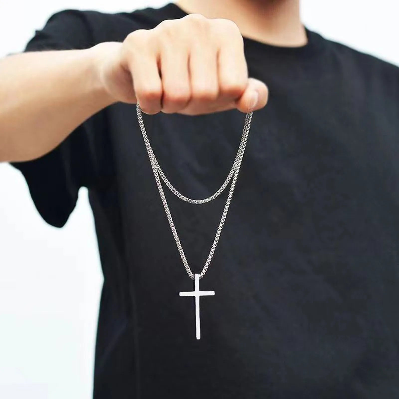Timeless Cross Necklace Charm